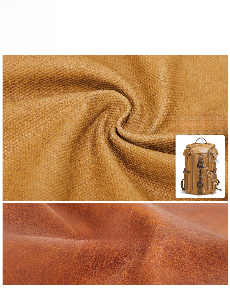 Canvas Outdoor Große Kapazität Herren Nischendesign Rucksack Reise Computertasche_voghion.com